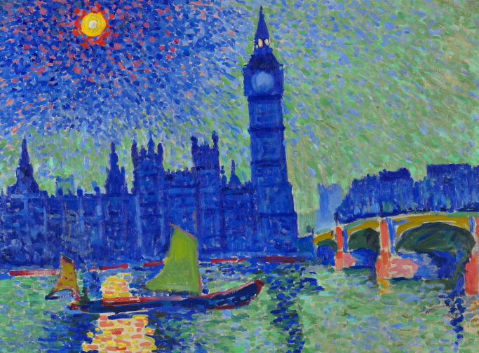 "Big Ben," the acclaimed work by French artist Andre Derain. (image: Troyes Museum of Modern Art)