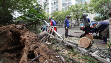 S. Korea Working to Recover from Typhoon Tapah Damage