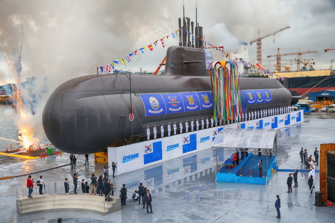 South Korea's first 3,000-ton submarine, the Dosan Ahn Chang-ho, built by Daewoo Shipbuilding and Marine Engineering Co. (image:  Daewoo Shipbuilding and Marine Engineering)