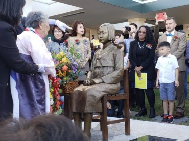Comfort Woman Statue Gets Settled in Virginia After 3 Years in Warehouse