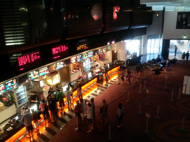Ticket booths at a movie theater (Yonhap)