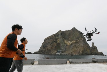 S. Korea Flies Drone in Dokdo Airspace for Research on Natural Heritage