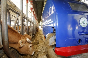 Taean County Introduces Robots to Feed Cows