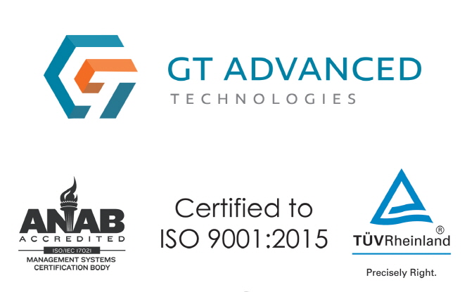 GT Advanced Technologies Achieves ISO-9001:2015 Certification