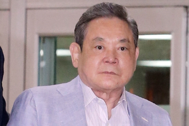 Samsung Group Chairman Lee Kun-hee (Yonhap)