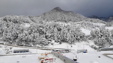 Blizzard Hits Ulleung Island