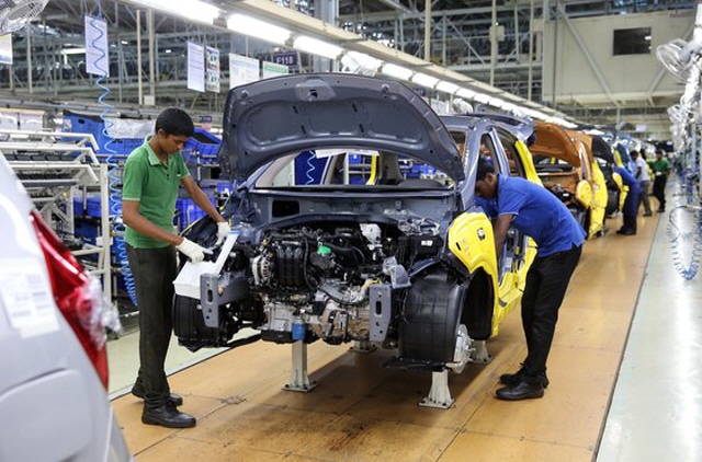 Hyundai Motor's assembly line at its plant in Chennai, India. (image: Hyundai Motor)