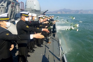 Defense Chief Calls for Tighter Naval Defense on 10th Anniversary of N.K.’s Sinking of Warship