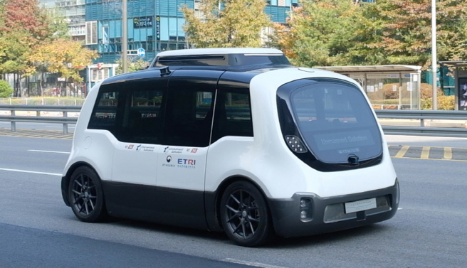 A self-driving minibus developed by Unmanned Solution. (image: Seoul Metropolitan Government)