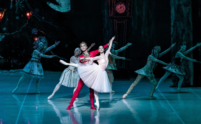 A scene from "The Nutcracker" provided by the Korean National Ballet