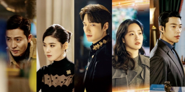 This combined image shows characters from "The King: Eternal Monarch" by SBS