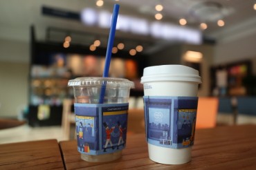 Seoul City, Coffee Stores Experiment with Cafes Without Disposable Cups