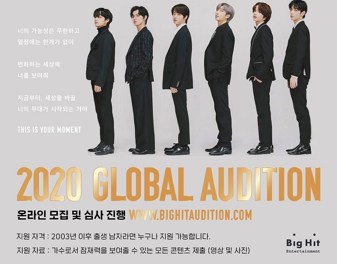 BTS' Agency Big Hit Opens Online Global Audition