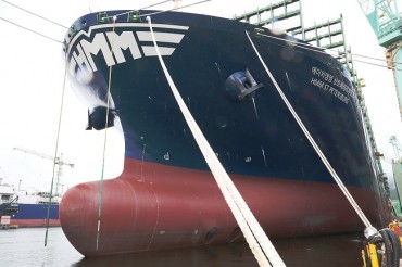 HMM’s Largest Container Ship Undergoes Finishing Touches