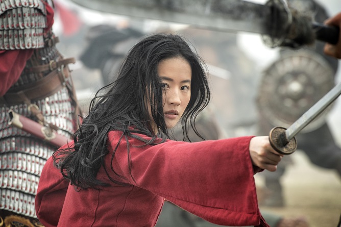 This image provided by the Walt Disney Company Korea shows the Disney film "Mulan" (2020), which was released on the U.S. media giant's streaming platform Disney+ in September.