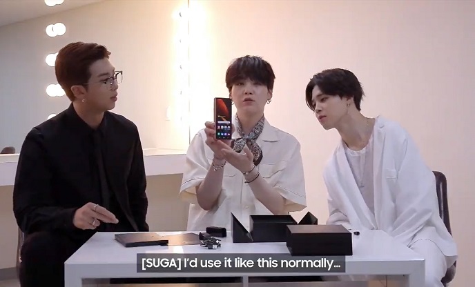 samsung galaxy friends bts