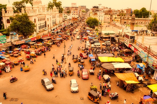 Hyderabad, the capital of southern India's Telangana state. (image: Pixabay)