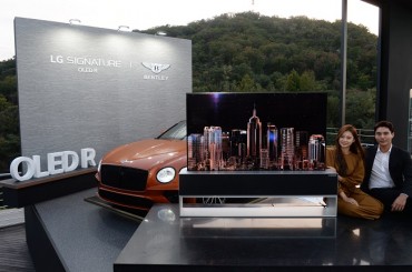 LG to Launch Rollable TV This Month, Join Hands with Bentley for Marketing