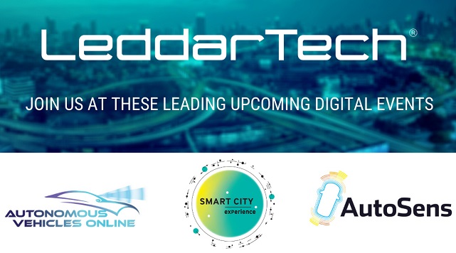 LeddarTech Announces Participation at Three Major Digital Events Focused on ADAS and AD in November 2020