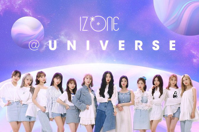 This photo, provided by NCsoft, shows K-pop girl group IZ*ONE. 