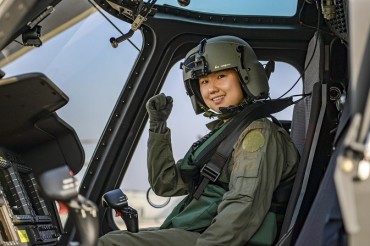 S. Korean Marines Announce First Female Chopper Pilot