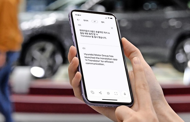 Hyundai Motor Develops Translation App for Automobile Industry