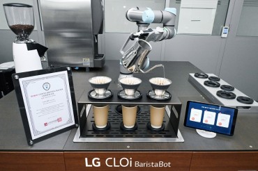 LG’s Barista Robot Certified by Korea Coffee Association