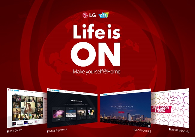 LG Electronics to Run 4 Virtual Exhibition Halls at CES 2021
