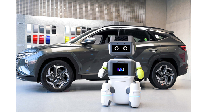 Hyundai Motor Introduces Contact-free Customer Service Robot