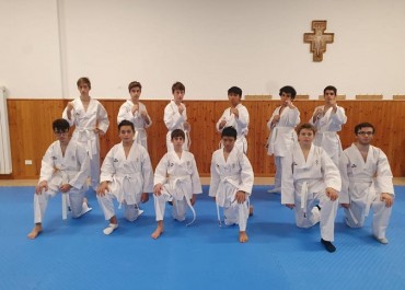 Young Priests Take Taekwondo Lessons at Vatican City