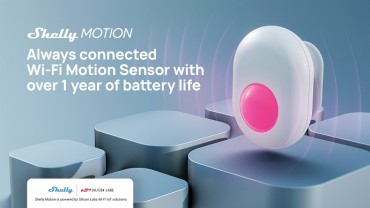 Allterco Robotics Delivers Next Gen Shelly Motion Sensor Optimized with Silicon Labs Wi-Fi Technology