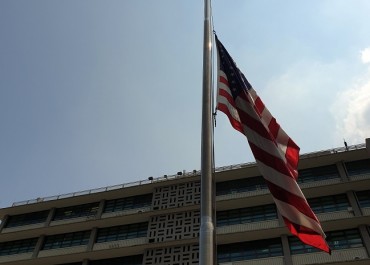 U.S. Embassy Flies Flag at Half-staff to Honor Victims of Atlanta Shootings