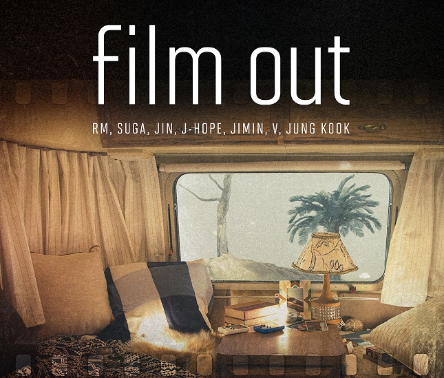 This image provided by Big Hit Music on April 4, 2021, shows the cover for BTS' Japanese single, "Film Out."