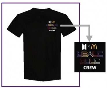 McDonald’s Staff Worldwide to Wear BTS Korean Letter Shirt