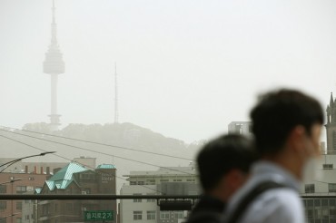 Yellow Dust Covers Most of Korea; Fine Dust Warnings Issued for Over Half of Country