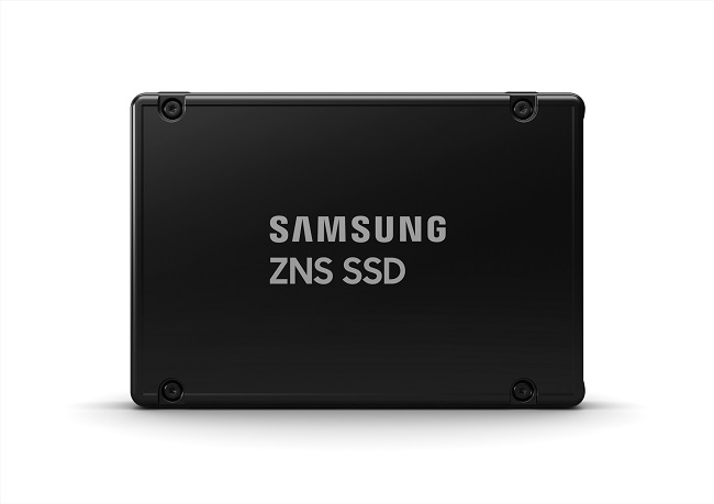 This photo provided by Samsung Electronics Co. on June 2, 2021, shows the company's new enterprise solid state drive, the PM1731a, leveraging Zoned Namespace technology.