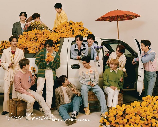 Boy Band Seventeen Eyes Billboard Charts with New EP ‘Your Choice’