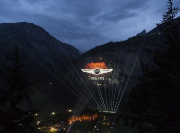 New Rules of Car Ownership Set in Stone: Biggest-Ever 3d Projection in the Swiss Alps Marks Arrival of Luxury Carmaker Genesis in Europe