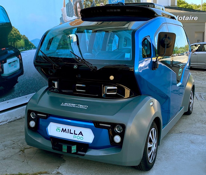 LeddarTech Congratulates the MILLA Group’s Debut of Their Autonomous POD Equipped with the Leddar Pixell at Two Major June Events, Including the French Grand Prix 2021 F1 Race