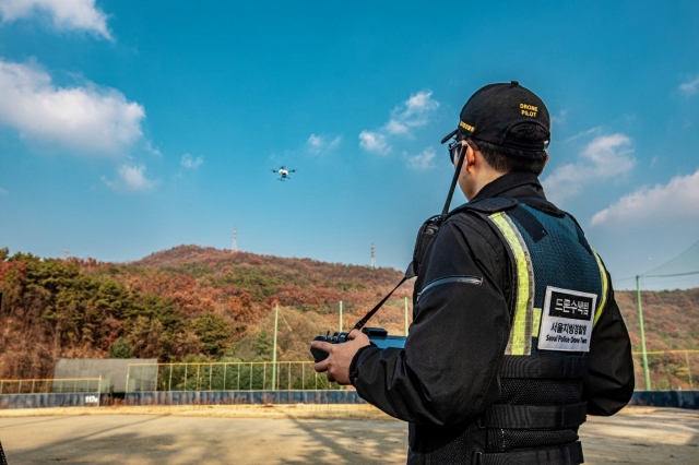 Seoul Police Rescues Missing Person with Drones for First Time
