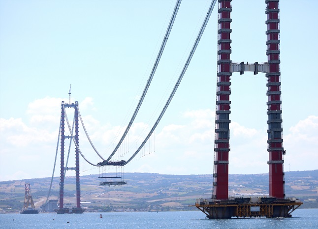 World’s Longest Suspension Bridge Enters Last Phase of Construction
