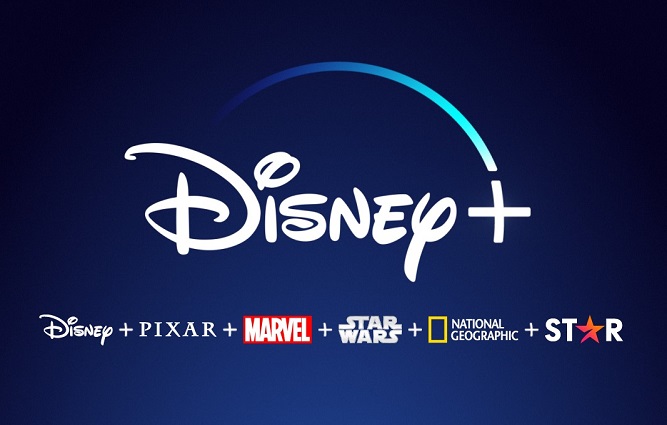 This image from Walt Disney Company Korea shows the logo of Disney+, a content streaming service from Walt Disney Co.