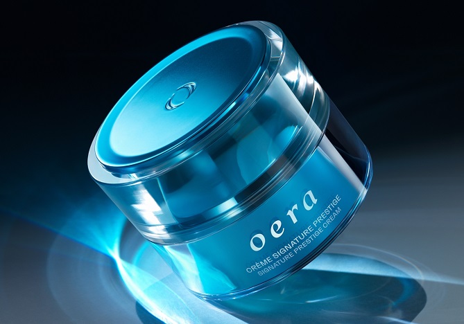This image, provided by South Korean fashion company Handsome Corp. on Aug. 22, 2021, shows the company's first beauty brand, oera. 