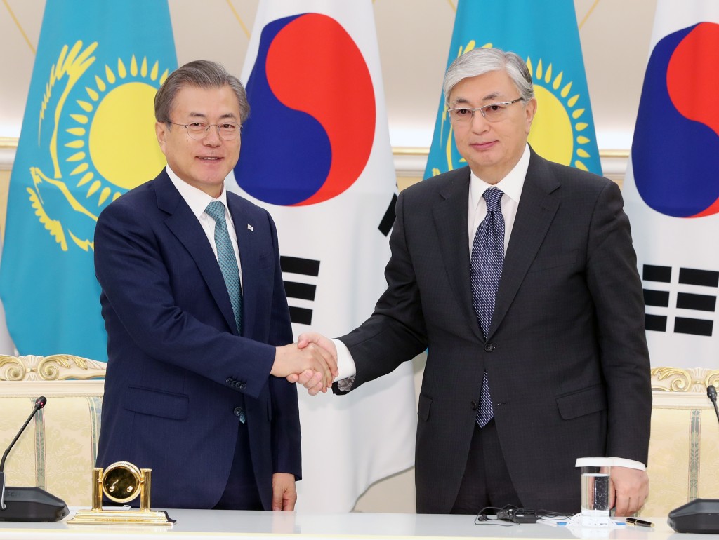 The upcoming repatriation was arranged on the occasion of Kazakh President Kassym-Jomart Tokayev's state visit to South Korea next week for summit talks with Moon. (Image courtesy of Yonhap)