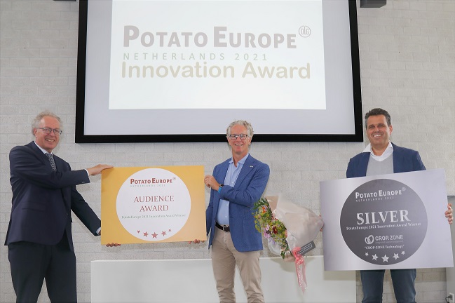 A real game-changer in potato desiccation Dirk Vandenhirtz CEO crop.zone and Hildo Brilleman, Regional General Manager EuMEA at Nufarm
