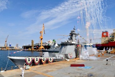 Navy Launches New Frigate Equipped with Anti-submarine Torpedo