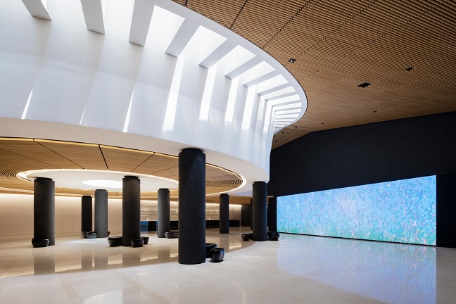 This undated photo, provided by the Samsung Foundation of Culture, shows the lobby of the Leeum, Samsung Museum of Art in Seoul.