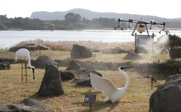 Drones Fly High on Jeju, Playing a Part in Various Search and Disinfection Activities