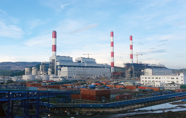 This photo provided by POSCO Energy shows Mong Duong ll thermal power plant in Mong Duong, Vietnam.