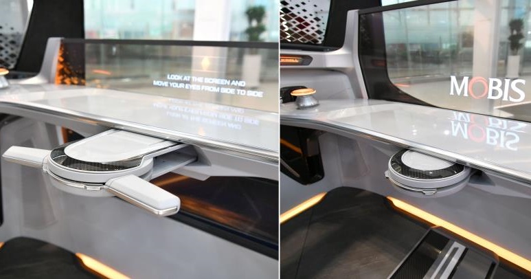 Hyundai Mobis Develops Foldable Steering Wheel for Future Vehicles